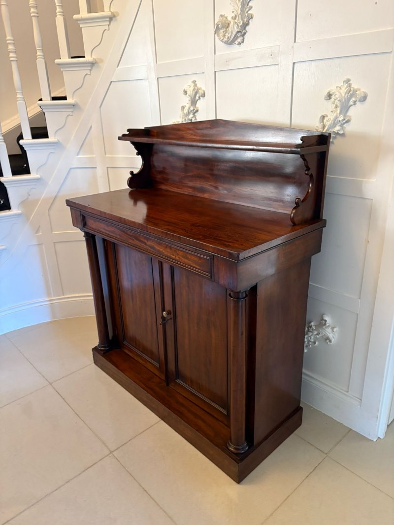 Antique Regency Quality Figured Mahogany Sideboard - Image 4